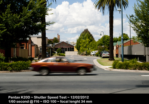 Shutter Speed test